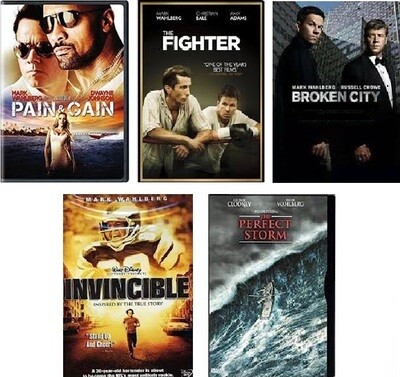 Mark Wahlberg 5 Film Collection (DVD) Complete Title Listing In Description
