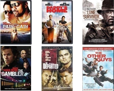 Mark Wahlberg 6 Film Collection (DVD) Complete Title Listing In Description