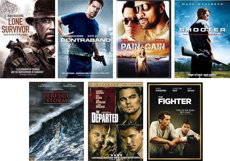 Mark Wahlberg 7 Film Collection (DVD) Complete Title Listing In Description