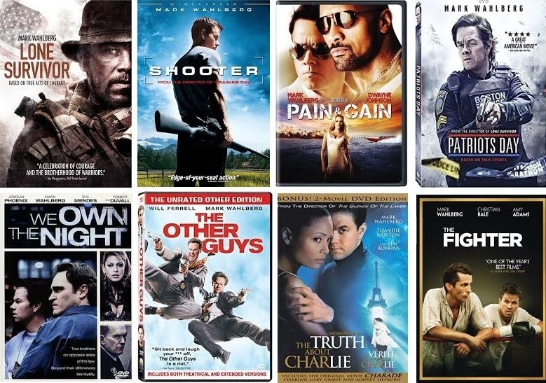 Mark Wahlberg 8 Film Collection (DVD) Complete Title Listing In Description