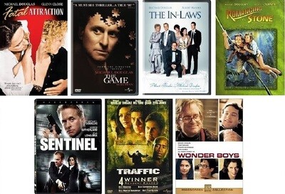 Michael Douglas 7 Film Collection (DVD) Complete Title Listing In Description Michael Douglas 7 Film Collection (DVD) Complete Title Listing In Description