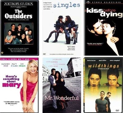 Matt Dillon 6 Film Collection (DVD) Complete Title Listing In Description.