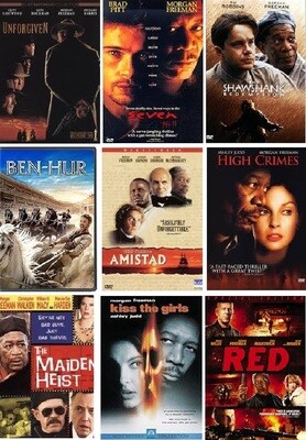 Morgan Freeman 9 Film Collection (DVD) Complete Title Listing In Description