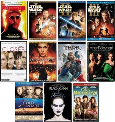 Natalie Portman 11 Film Collection (DVD) Complete Title Listing In Description Natalie Portman 11 Film Collection (DVD) Complete Title Listing In Description