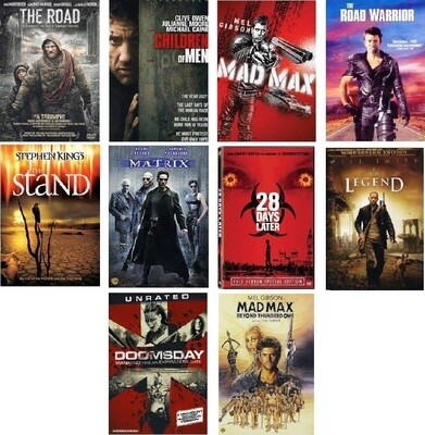 Post-Apocalyptic 10 Film Collection (DVD) Complete Title Listing In Description