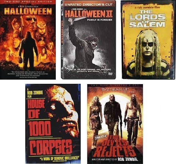 Rob Zombie 5 Film Collection (DVD) Complete Title Listing In Description