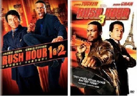 Rush Hour 1, 2 & 3 (DVD) 3-Disc Set Triple Feature