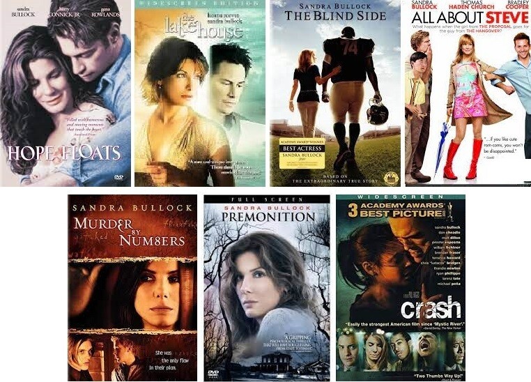 Sandra Bullock 7 Film Collection (DVD) Complete Title Listing In Description
