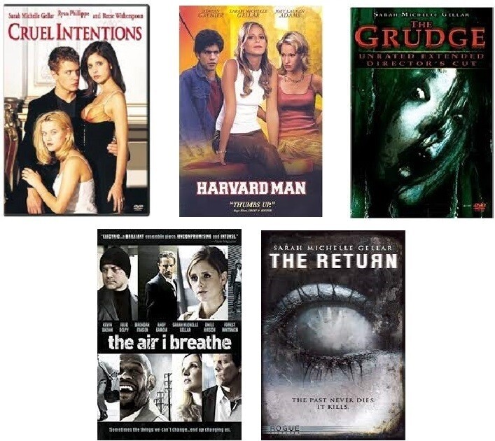 Sarah Michelle Gellar 5 Film Collection (DVD) Complete Title Listing In Description