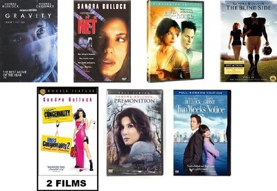 Sandra Bullock 8 Film Collection (DVD) Complete Title Listing In Description Sandra Bullock 8 Film Collection (DVD) Complete Title Listing In Description