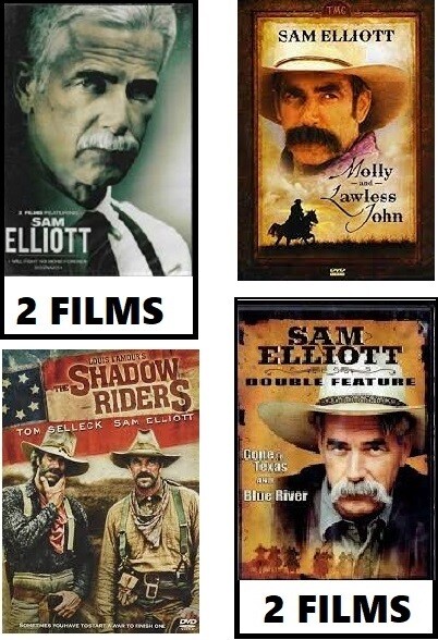 Sam Elliott 6 Film Collection (DVD) Complete Title Listing In Description