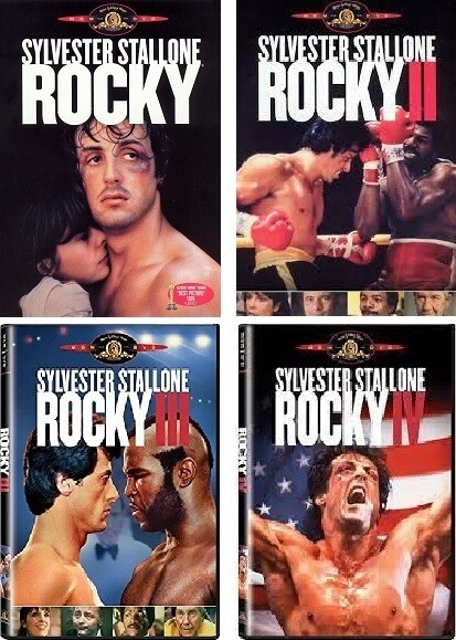 Rocky I-IV Collection (DVD) Complete Title Listing In Description