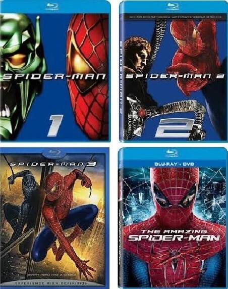 Spider-Man 1,2,3 + The Amazing Spider-Man (Blu-ray) Collection