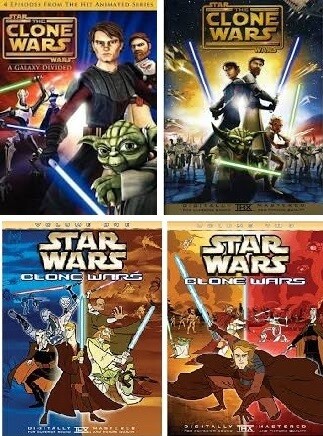 Star Wars Animated Series Collection (DVD) Complete Title Listing In Description