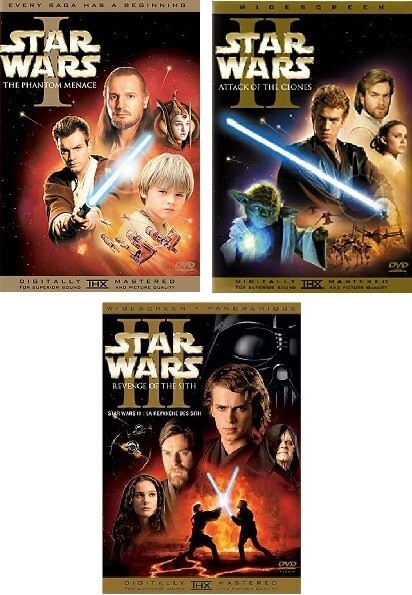 Star Wars Episodes I-III (DVD) 6-Disc Set