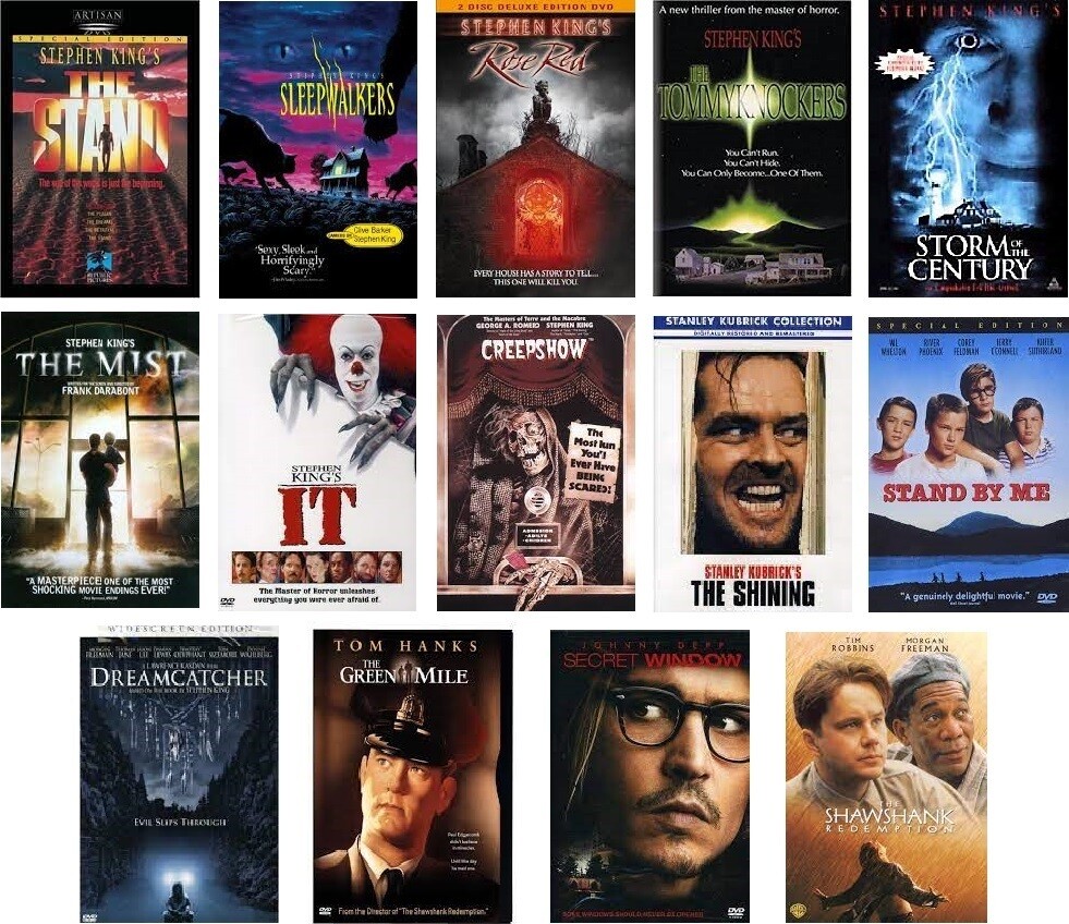 Stephen King 14 Film Collection (DVD) Complete Title Listing In Description