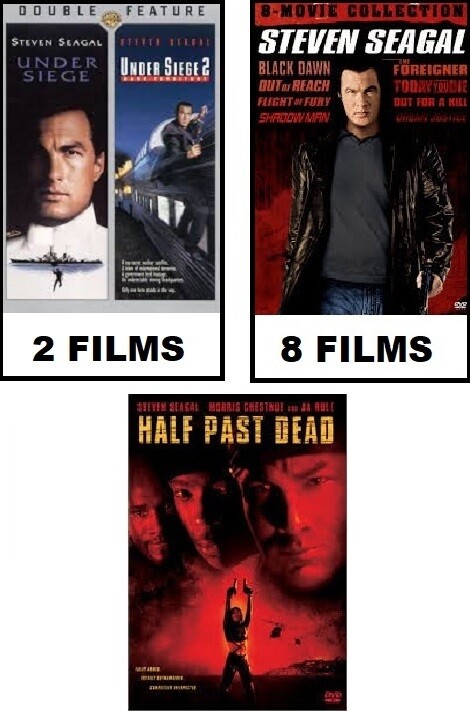 Steven Seagal 11 Film Collection (DVD) Complete Title Listing In Description.