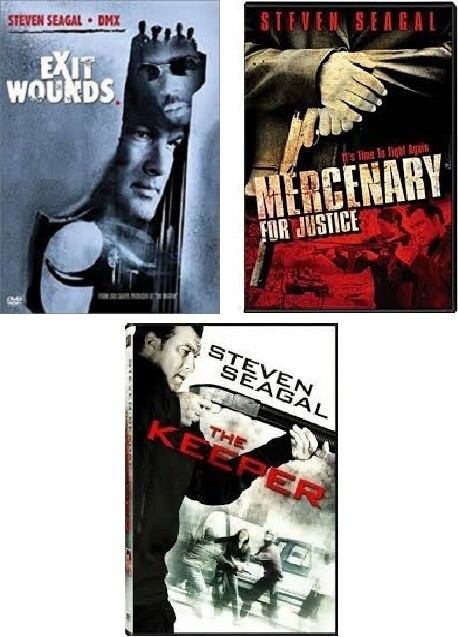 Steven Seagal 3 Film Collection (DVD) Complete Title Listing In Description.