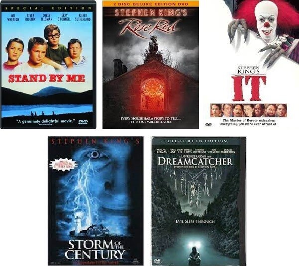 Stephen King 5 Film Collection (DVD) Complete Title Listing In Description