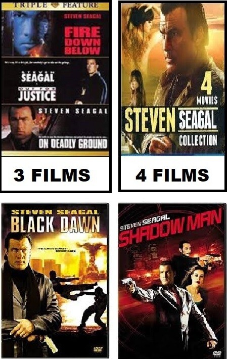 Steven Seagal 9 Film Collection (DVD) Complete Title Listing In Description.