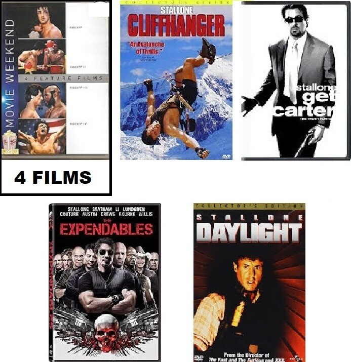 Sylvester Stallone 8 Film Collection (DVD) Complete Title Listing In Description.