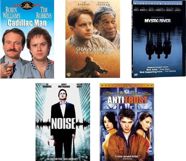 Tim Robbins 5 Film Collection (DVD) Complete Title Listing In Description