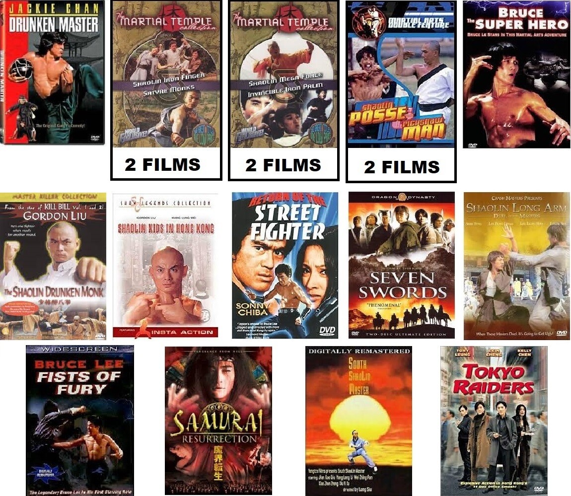 The Ultimate Martial Arts 17 Film Collection (DVD) Complete Title Listing In Description