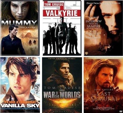 Tom Cruise 6 Film Collection (DVD) Complete Title Listing In Description. Tom Cruise 6 Film Collection (DVD) Complete Title Listing In Description.