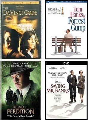 Tom Hanks 4 Film Collection (DVD) Complete Title Listing In Description. Tom Hanks 4 Film Collection (DVD) Complete Title Listing In Description.