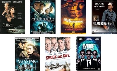 Tommy Lee Jones 7 Film Collection (DVD) Complete Title Listing In Description. Tommy Lee Jones 7 Film Collection (DVD) Complete Title Listing In Description.