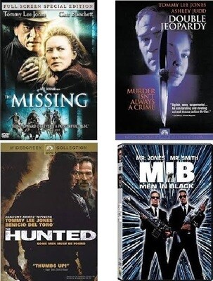 Tommy Lee Jones 4 Film Collection (DVD) Complete Title Listing In Description. Tommy Lee Jones 4 Film Collection (DVD) Complete Title Listing In Description.