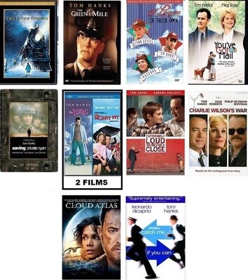 Tom Hanks 11 Film Collection (DVD) Complete Title Listing In Description.