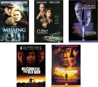 Tommy Lee Jones 5 Film Collection (DVD) Complete Title Listing In Description