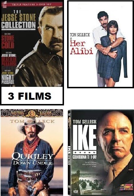 Tom Selleck 6 Film Collection (DVD) Complete Title Listing In Description.
