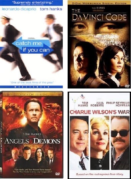 Tom Hanks 4 Film Collection (DVD) Complete Title Listing In Description