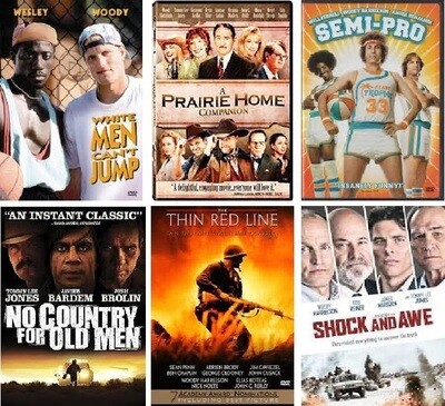 Woody Harrelson 6 Film Collection (DVD) Complete Title Listing In Description.