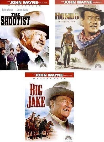 John Wayne 3 Film Collection (DVD) Complete Title Listing In Description