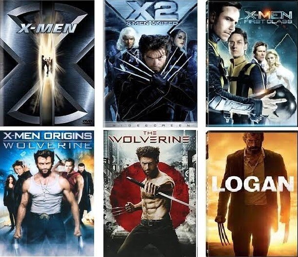 X-Men 6 Film Collection (DVD) Complete Title Listing In Description