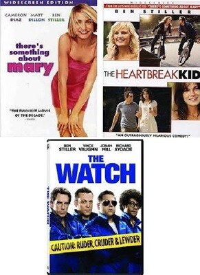 Ben Stiller 3 Film Collection (DVD) Complete Title Listing In Description