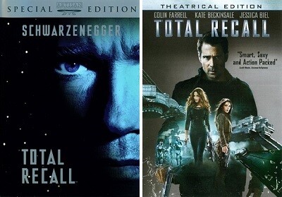 Total Recall (1990)/Total Recall (2012) (DVD) Double Feature