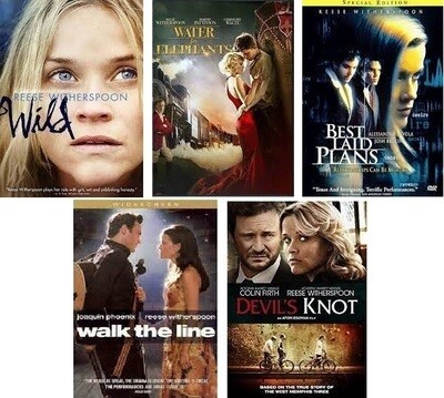 Reese Witherspoon 5 Film Collection (DVD) Complete Title Listing In Description. Reese Witherspoon 5 Film Collection (DVD) Complete Title Listing In Description.
