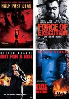 Steven Seagal 4 Film Collection (DVD) Complete Title Listing In Description