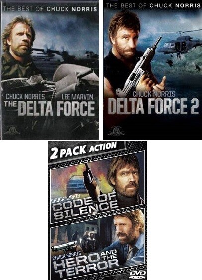 Chuck Norris 4 Film Collection (DVD) Complete Title Listing In Description