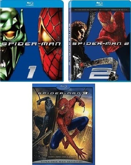 Spider-Man 1,2,3 Trilogy (Blu-ray)