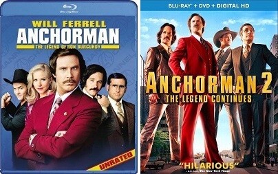 Anchorman/Anchorman 2: The Legend Continues (Blu-ray) Double Feature