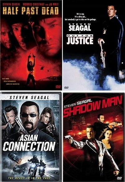 Steven Seagal 4 Film Collection (DVD) Complete Title Listing In Description