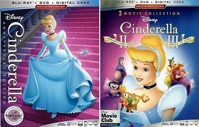 Disney&#39;s Cinderella Trilogy (Blu-ray/DVD)