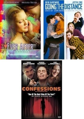 Drew Barrymore 3 Film Collection (DVD) Complete Title Listing In Description