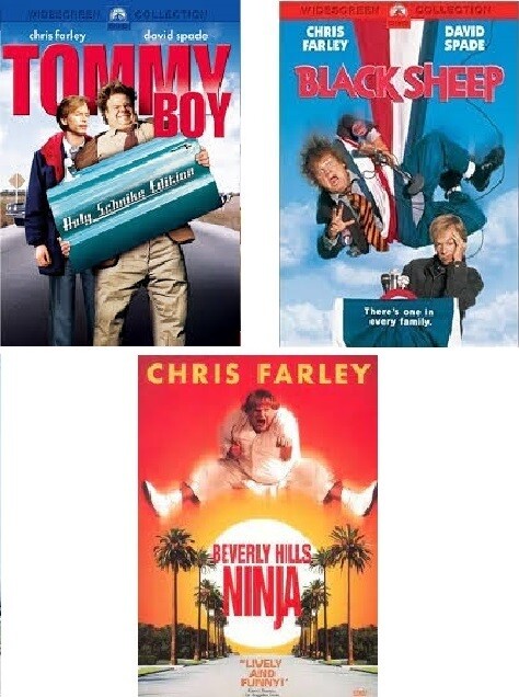 Chris Farley 3 Film Collection (DVD) Complete Title Listing In Description