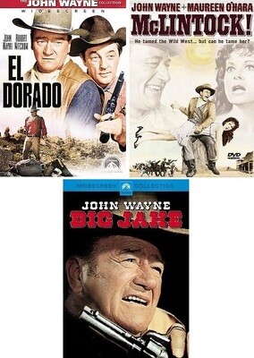 John Wayne 3 Film Collection (DVD) Complete Title Listing In Description John Wayne 3 Film Collection (DVD) Complete Title Listing In Description
